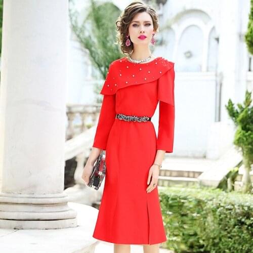 New spring 2021 summer womanliness long dress 3xl Solid Package hip Nail bead party dresses Plus code Fishtail Women Sexy Dress