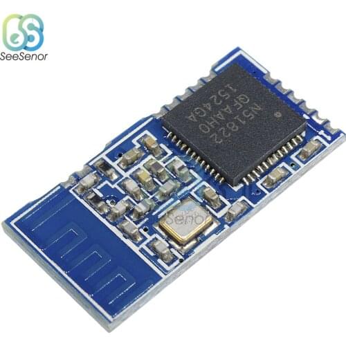 NRF51822-04 BLE 4.0 Mini AT Command WIFI Wireless Bluetooth Module TTL UART Interface Slave Low Power Consumption 3.3V