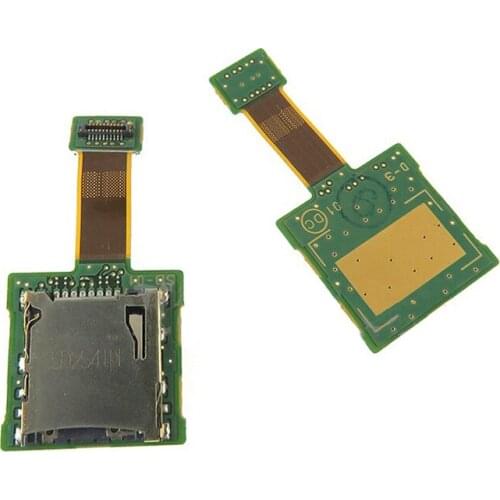 SD Card Reader Slot Holder Socket Replacement Repair Parts For Nintend NEW 3DS TF card Slot W/ Flex Cable with board