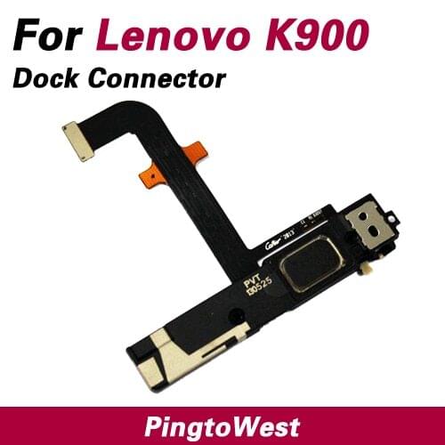 Original Dock Connector Charger Dock With Flex Cable For Lenovo K900 ,Free Shipping