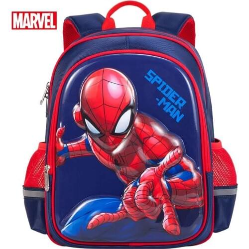 Disney Marvel school bags for boys Spider Man Captain America primary student breathable orthopedic backpack mochilas escolarres