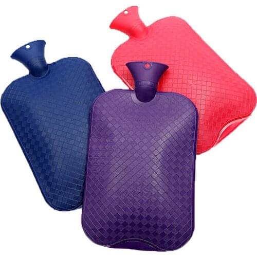 1000ml Thick Hot Water Bottle Anti-scalding Rubber Injection Water Warm Bag High Density Winter Hand Warmer Girls Pocket Water B