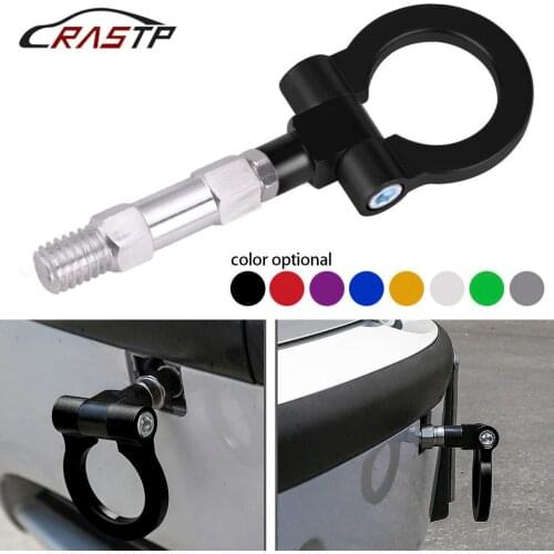 RASTP-Anodized Alloy Track Racing Style Front Screw-on Tow Hook for BMW 3/4/5 Series RS-TH008-12