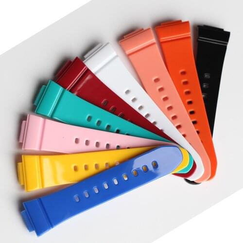 Silicone 14 mm Watch Band Strap for CAISO BABY-G BA-111,BA-110,BA-120,BA-112 Shock Women Wristband Belt Bracelet Pin Buckle