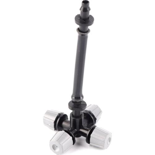 5-50sets Irrigation System 6mm Grey Across Atomized sprinkler Kit with 4/7mm Hose Connector Foggy Sprinkler Garden Irrigation