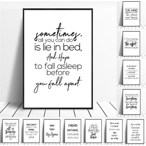 Modern Wedding English Words Sentences Poster Canvas Print Painting Wall Art Living Room Home Decoration