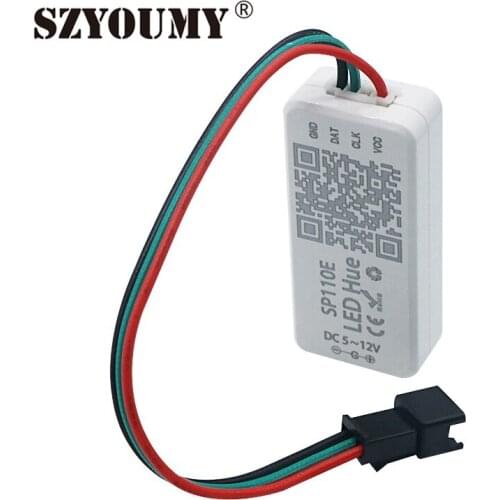 SZYOUMY SP1 10E Smart WIFI LED Controller For Pixel Dream Color IC LED Strip Light WS2812B 1903 DC 5V-12V 20PCS A Lot