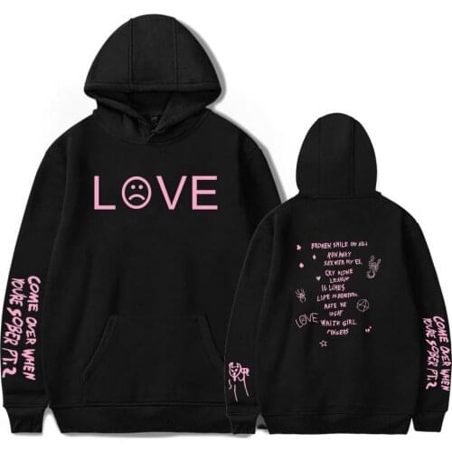 Dropship Lil Peep Hoodies Hell Boy Lil.peep Men women Hooded Pullover Male female Sudaderas Cry Baby Hood Hoddie Sweatshirts