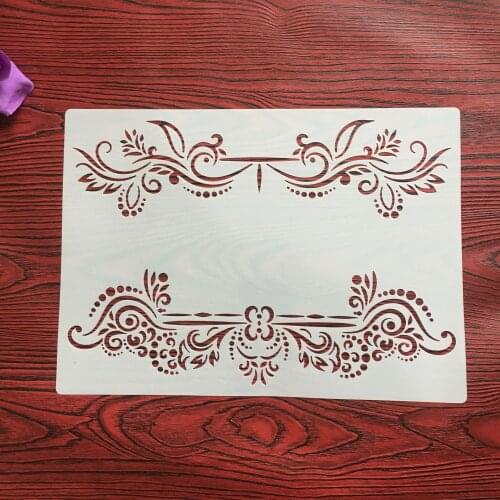A4 29 * 21cm Mandala flower DIY Stencils Wall Painting Scrapbook Coloring Embossing Album Decorative Paper Card Template,wall
