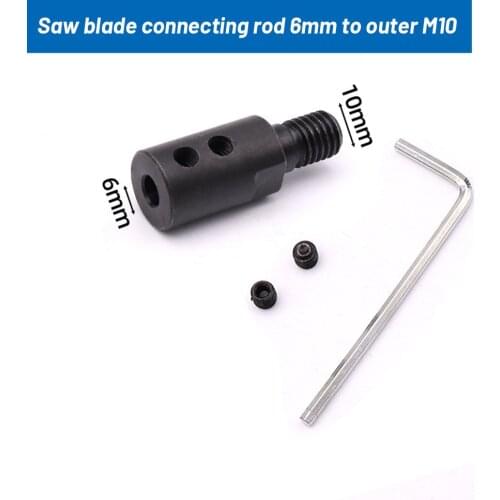 Bushing Saw Blade Connecting Shaft 1 Set M10 For Saw Blade Connection Joints 5mm 6mm 8mm 10mm 12mm 14mm Clamping Plate