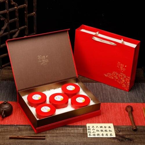 Xin Jia Yi Packaging Luxury Red Printed Round Cookie Cake Tin Box