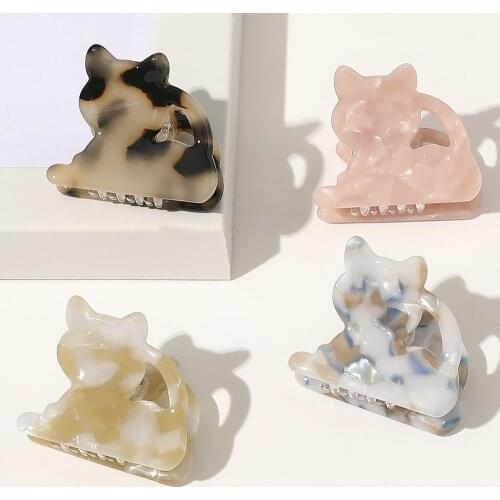 Cute cat hair claws clips bowknot hairclips hairgrips headwear hair accessories