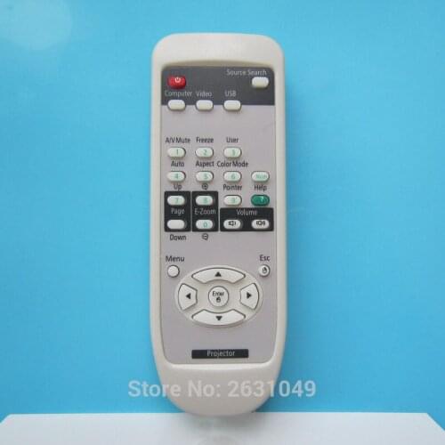 New Replacement Projector Remote Control for EPSON PowerLite 83c 84+ 85+ 825+ 826W+ 93+ EB-C250X EB-C250XS EB-C250XC EB-C260S