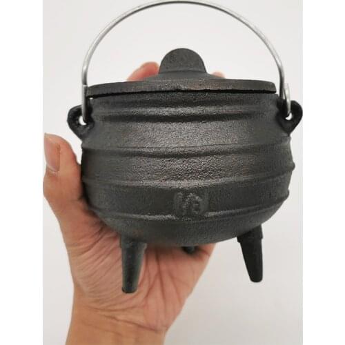 1/8# 350ml Small Cast Iron Cauldron South Africa Potjie Pot Cookware