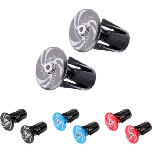 1 Pair Bike Handlebar Plugs Bar End Caps for Mountain Road MTB BMX Bikes