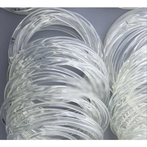 10Meters/Lot Diameter:3mm PU Transparent Round Belt Drive Conveyor Belt