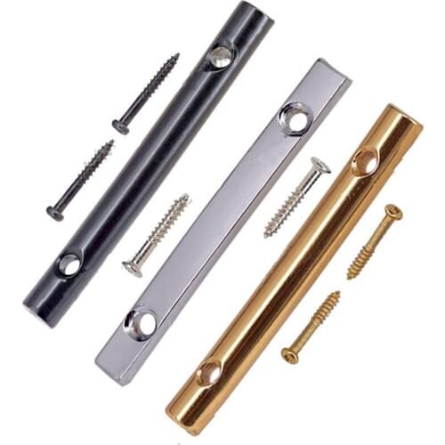 3 Pcs String Retainers Bars Tension Bar for Electric Guitar Tremolo Systems Length 45mm Gold Black Chrome guitar accessories