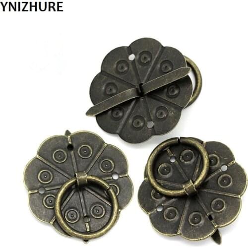 30pcs 30*34mm Classical Bronze Tone Quincunx Drawer Cabinet Desk Door Pull Box Handle Knobs Furniture Handles Hardware