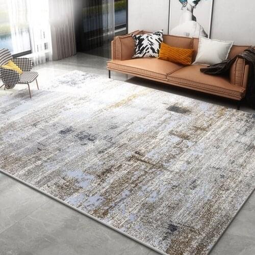Abstract Living Room Carpets Modern Light Luxury Bedroom Carpet Bedside Blanket Large Area Household Room Decoration Rugs Floor