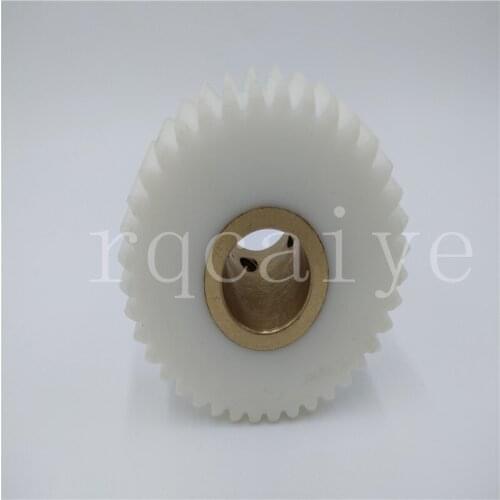 Free shipping 38 teeth White nylon water roller gear for Komori printing machine
