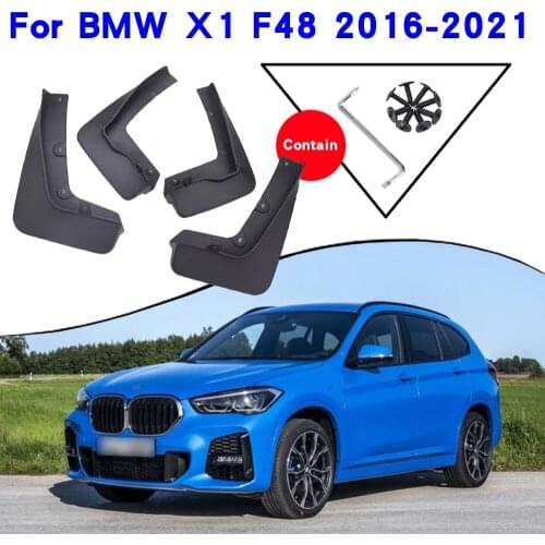 Car Fender Accessories For BMW X1 F48 2016 2017 2018 2019 2020 2021 Mudguards Splash Guards Fender Mudflaps Car Fender Mud Flaps