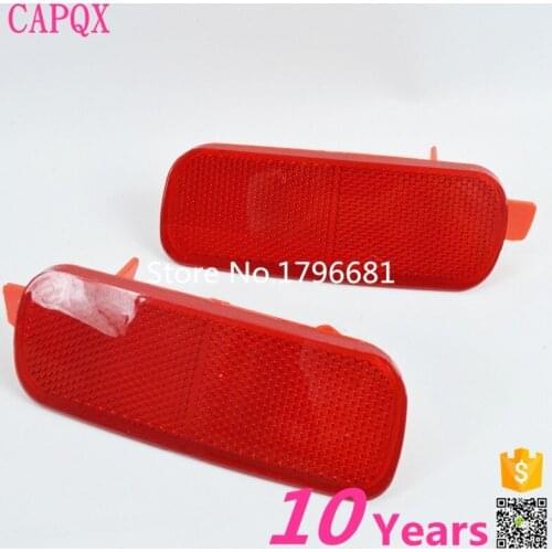 CAPQX 2PCS Right & Left Reflector Rear bumper light lamp 33555-S9A-003 33505-S9A-003 For 2002 2003 2004 CRV RD5 rear foglight