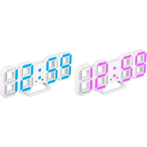 Digital Alarm Clock,Wall LED Number Time Alarm Clocks ,Led Electronic Clock ,Night Light Clock for Bedroom