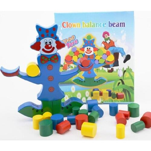 Childrens educational early education teaching aid ferrule Jenga balance building block toy