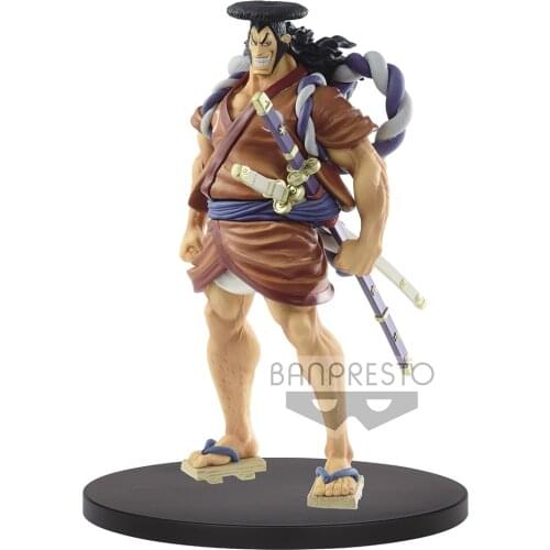 Tronzo Original Banpresto One Piece DXF Wano Country Kozuki Oden PVC Action Figure Model Toys Collections For Gifts