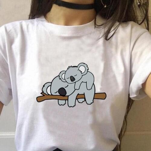 Cute Sloth Graphic Print T Shirt Women Tops Summer Short Sleeve Fashion Tee Shirt Femme Casual Harajuku Tshirt Camiseta Mujer