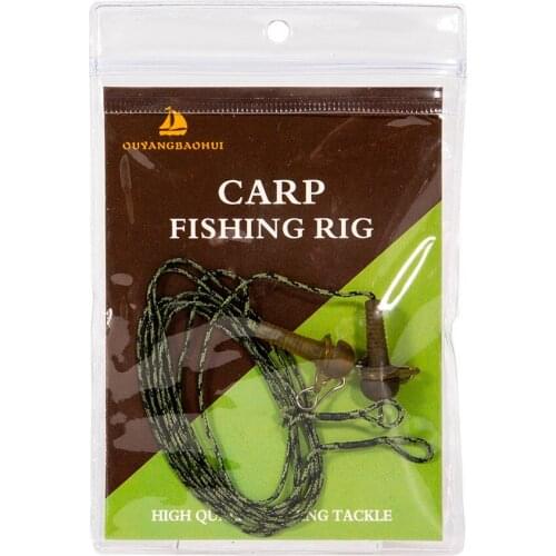 2pcs Braided Lead Core Carp Leader Line Camo Brown Mainline Leadcore For Carp Rig Chod Helicopter Rig Carp Coarse Fishing Line