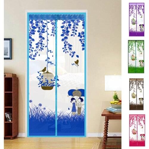 Hands-free Magnetic mosquito net door net Anti fly insect mosquito door screen Anti-Mosquito Magnetic curtain mesh for door