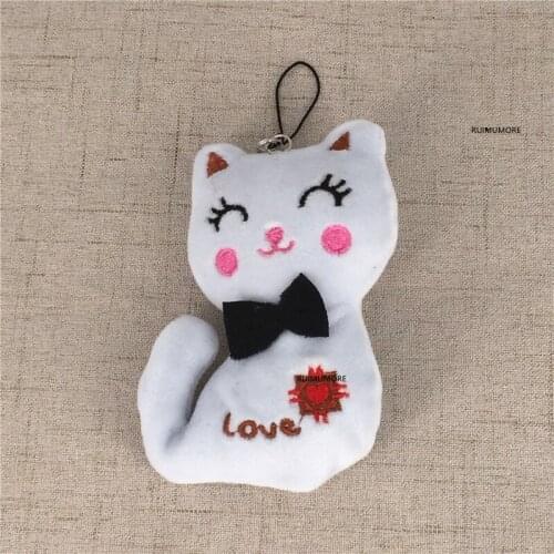 Little 6CM new Cat Stuffed Plush Toy Doll , New Plush Cat Toy - key chain pendant Gift toy