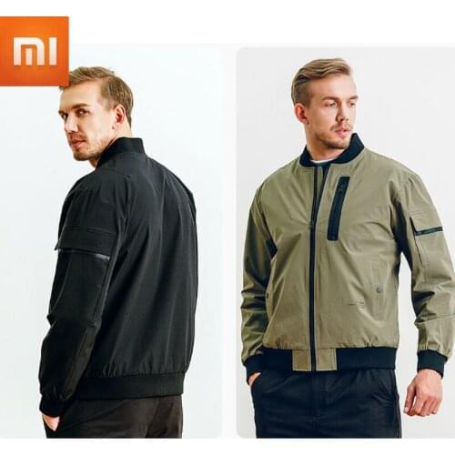 Xiaomi SKAH Fashion Casual Jacket Light Coat Classic Fit Jacket for Man Multifunctional Pocket Water Repellent Windproof Parka