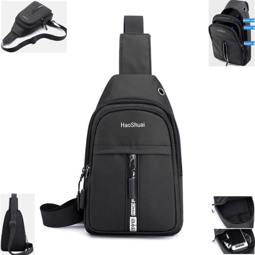 Men Tactical Chest Bag Sling Crossbody Backpack Shoulder Bag Streetwear Fishing Hiking Boys Messenger Bags Casual Fanny Pack