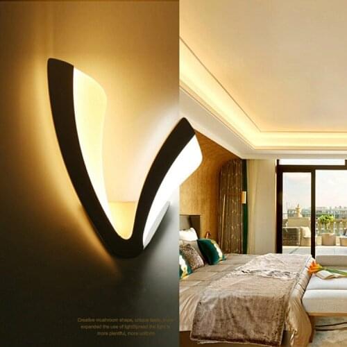 Wall Lamp Living Room Creative V-dandelion Aisle Hotel Simple Postmodern Bedroom Bedside Personalized Led