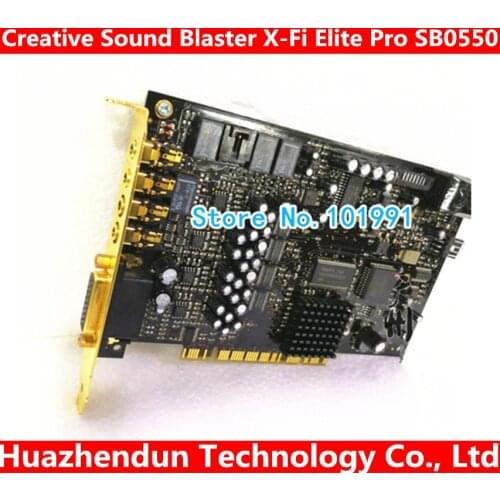 Original for Creative Sound Blaster X-Fi Elite Pro SB0550 7.1 sound card working good