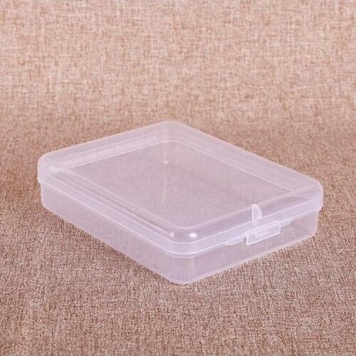Portable Transparent Flat Mask Storage Case Anti-dust Mask Box Home Outdoor M68E