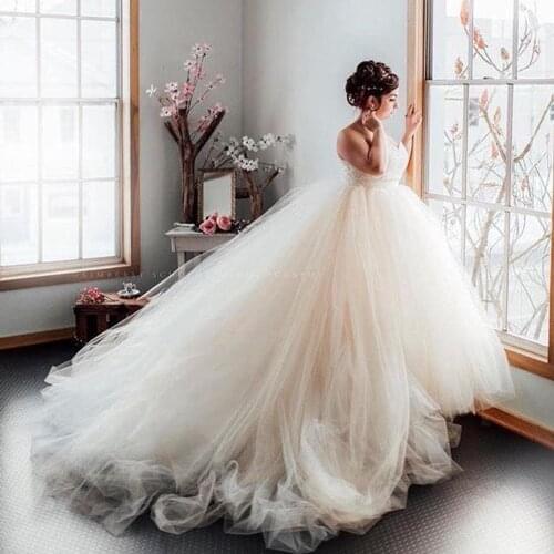 Fabulous Lush Bridal Tulle Skirts 2019 With Train Custom Made Pussy Tulle Skirts Women Ruffles Elastic Tutu Ball Gowns To Party