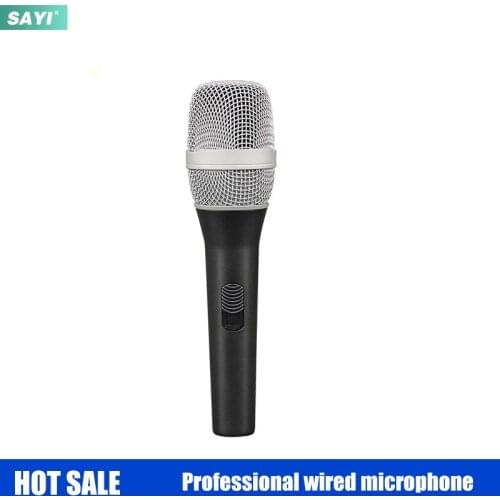 SAYI GS6.0S Professional Metal Wired Microphone 5m Distance Handheld High Fidelity Sound Receiver Dynamic Mic for Karaoke KTV