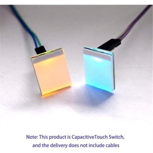 RGB Capacitive Touch Switch Blue/Red/Green/Yellow LED Sensor Module DIY Electronic 2.7V-6V Anti-interference Strongly