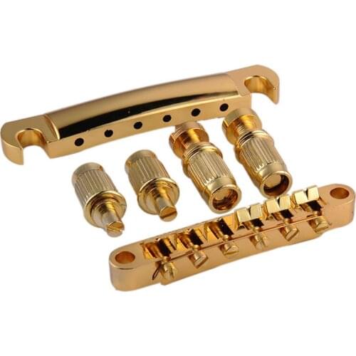 1 Set Zinc alloy Tune-O-Matic Bridge Tailpiece Stop Bar For Epiphone LP Gibson SG Guitar Repair Tool Parts Replacement