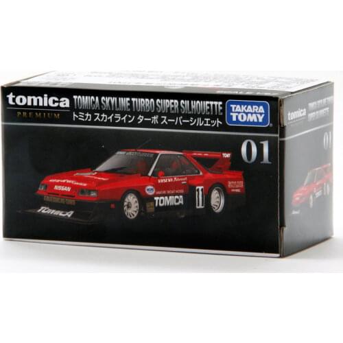 Takara Tomy Tomica Premium TP01 Nissan Skyline Turbo Super Silhouette Racing Car Metal Diecast Vehicle