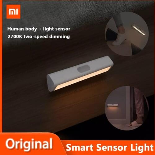 Xiaomi Aqara Smart Sensor Night Light Dual Sensor Bedroom Decor Led Nightlight for Cabinet Wardrobe Wireless Motion Sensor Light