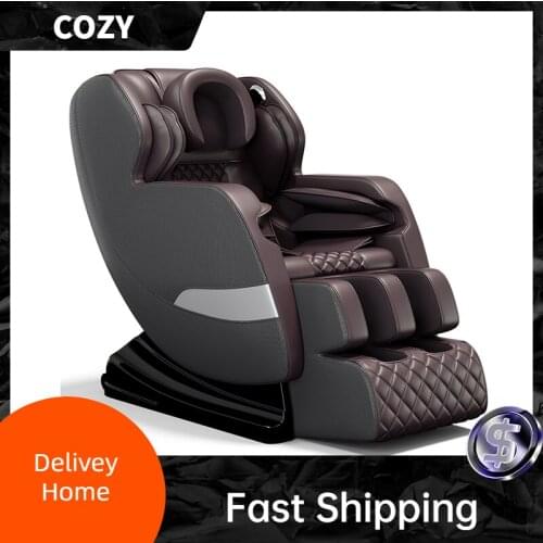 Cozy 2021 New Latest S Track Cheap Electric Full Body Massage Chair 4d Zero Gravity 3d Foot Shiatsu Power Supply Price