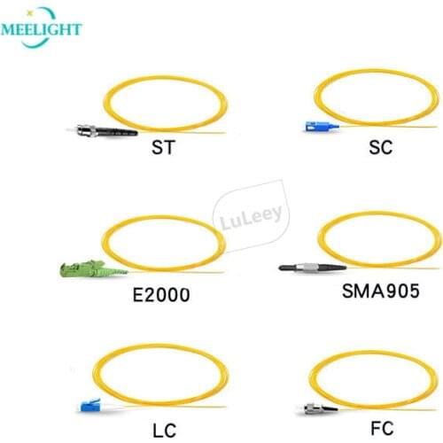 15pcs Optical fiber tail fiber FC/UPC single mode single core 9/125um PVC