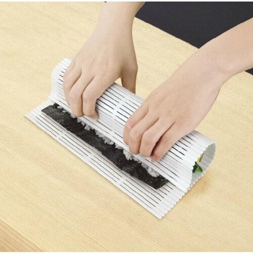 1PC Bamboo Rolling Mat Sushi Rolling Roller Sushi Maker Home Japanese Food Cooking Sushi Tools Gadgets Kitchen Accessories 0411