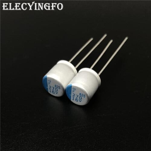 100pcs 270uF 16V270UF NCC PSF serires 8x8mm Super Low ESR 16V270uF For Motherboard VGA Solid Capacitors