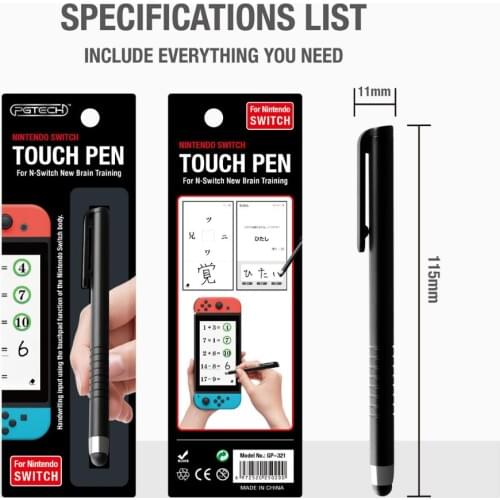 1x Mini Silicone Pen Head Stylus Pen Game Console Screen Touch Pen for Nintend Switch NS Console/Phone/Tablet PC Game Accessory