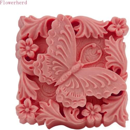 Butterfly-shaped 3d Silicone Soap Mold Fondant Cake Mold DIY Chocolate Mold Baking Tool Handmade Candle Mold Cake Decorations